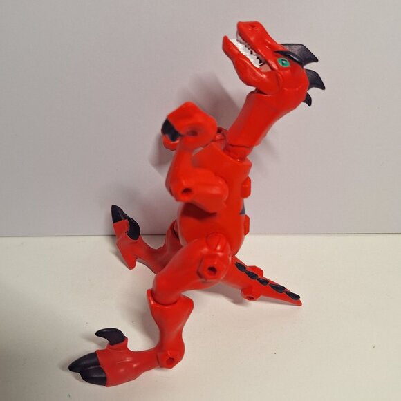 Jurassic World Hero Mashers Velociraptor Red & Black Dinosaur Hasbro Mix Match - Picture 6 of 7